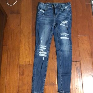 American Eagle distressed jeans